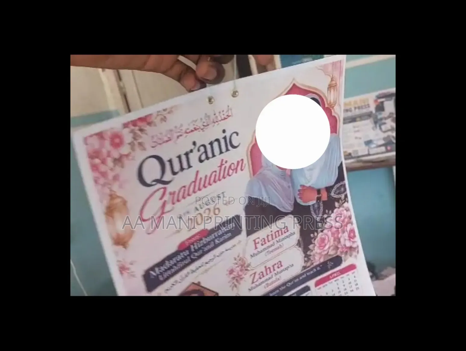 Customized Year Calendars (A3 A4 Size) - Best for Schools Events