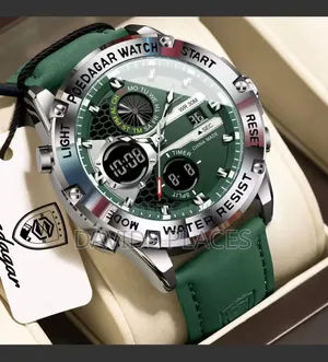 Poedagar 928 Analogue and Digital Chronograph, Waterproof Unisex Watch