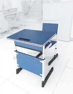 Student School Desk With Attached Chair