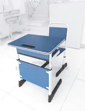 Student School Desk With Attached Chair
