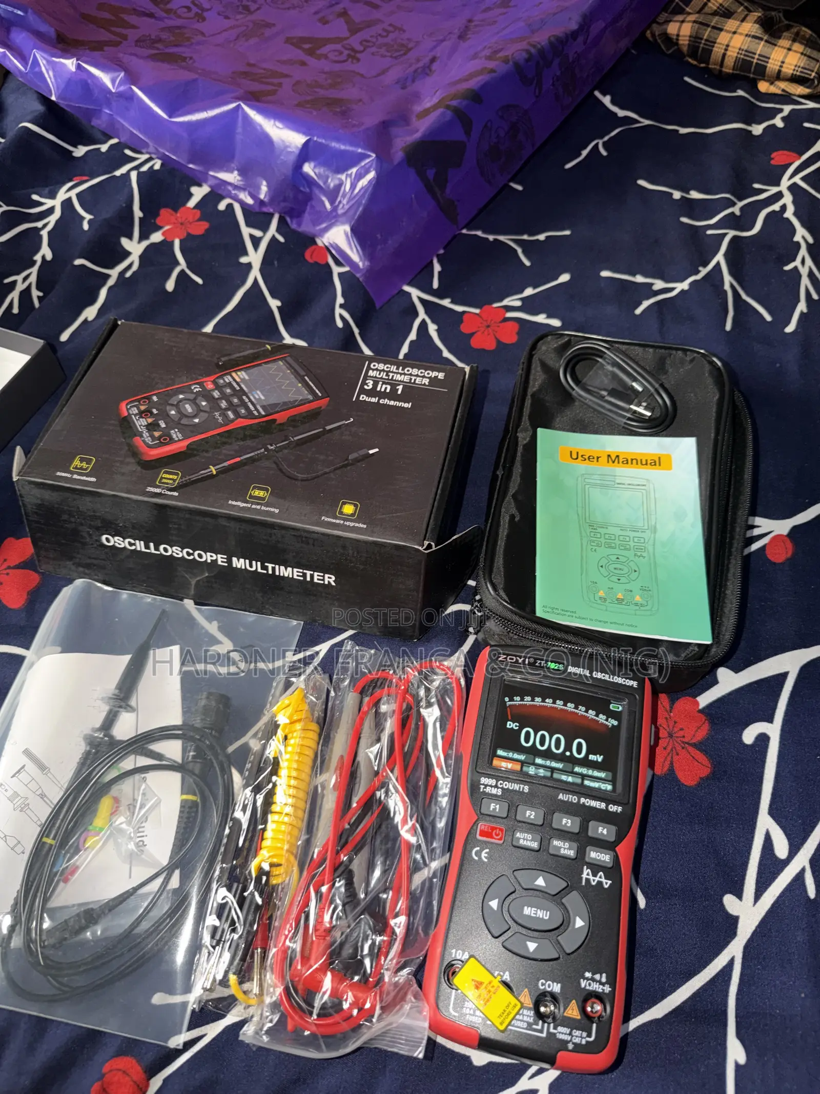 2 in 1 Digital Oscilloscope Multimeter