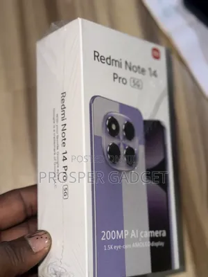 New Xiaomi Redmi Note 14 Pro 256 GB Black