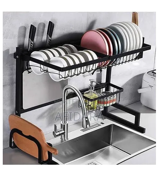 Rack Help Reduce Kitchen Clutter