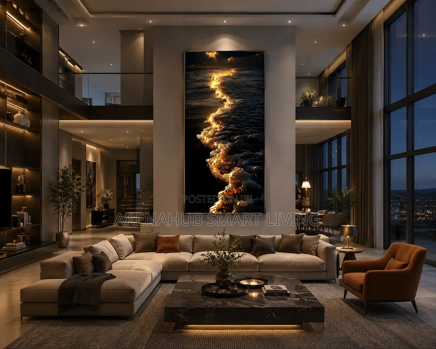 Luxury Backlit Wall Art – Modern Statement Décor