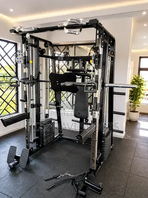 Multi-Functional Smith Machine Functional Trainer