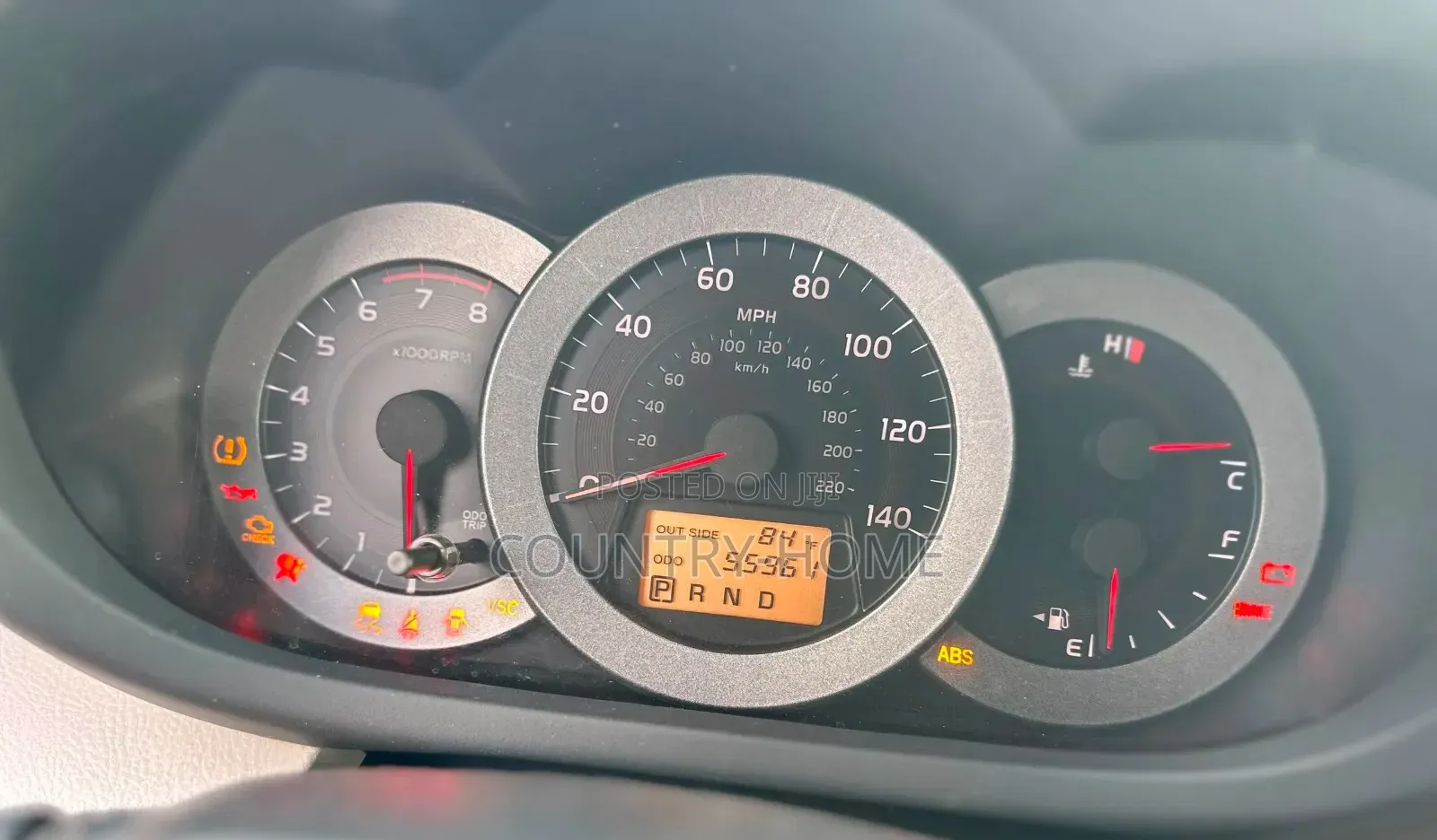 Toyota RAV4 Limited 2008 Red