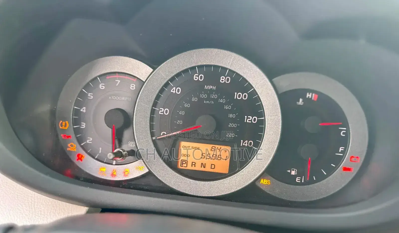 Toyota RAV4 Limited 2008 Red
