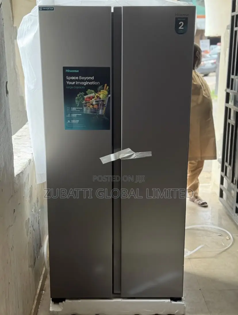 Hisense Side by Side Inverter Refrigerator 432L