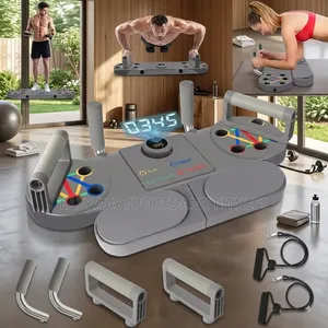 Multi- Functional Push Up Board With Resistance Band
