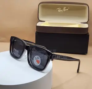 New Ray-Ban Polarized Sunglasses - Clear Frame**