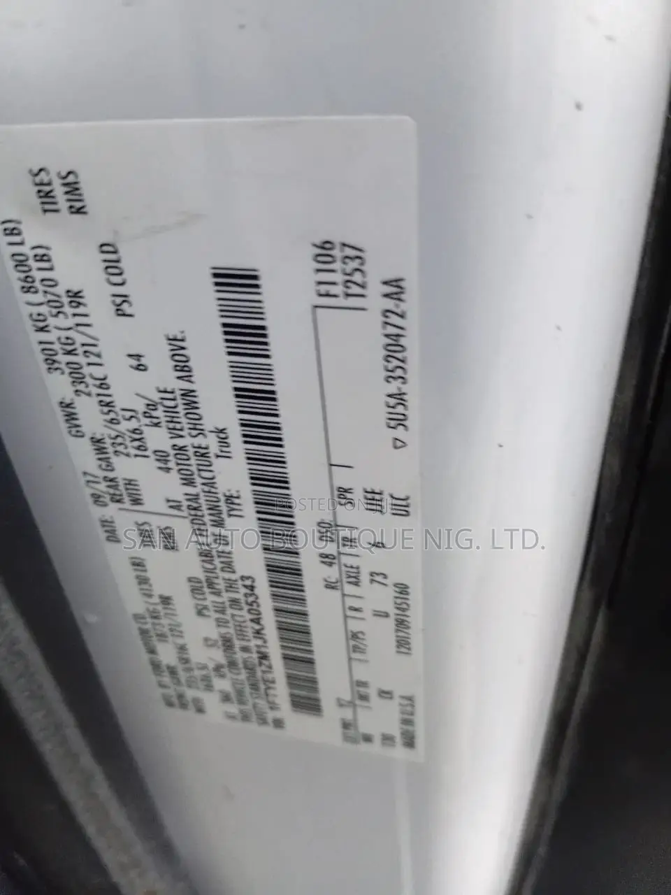 Ford Transit-350 2018 White