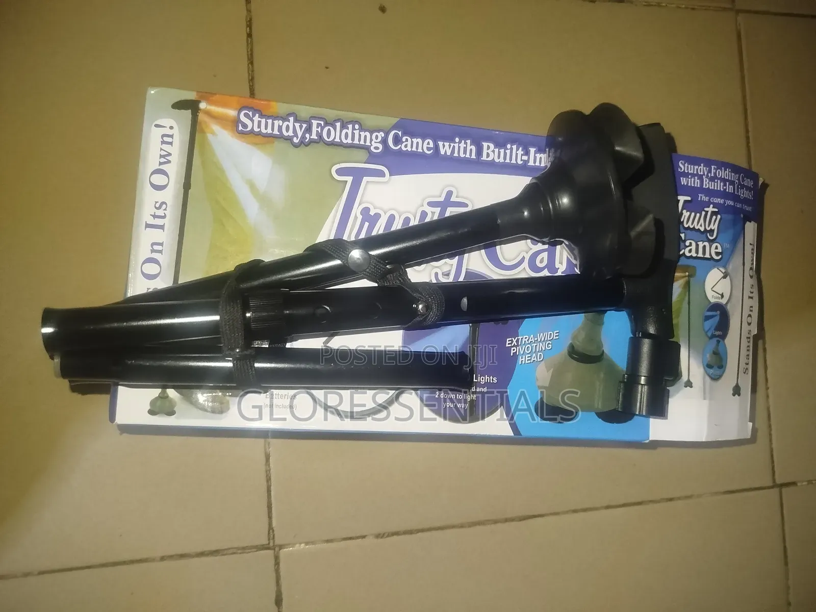 Foldable Walking Stick With Led Light