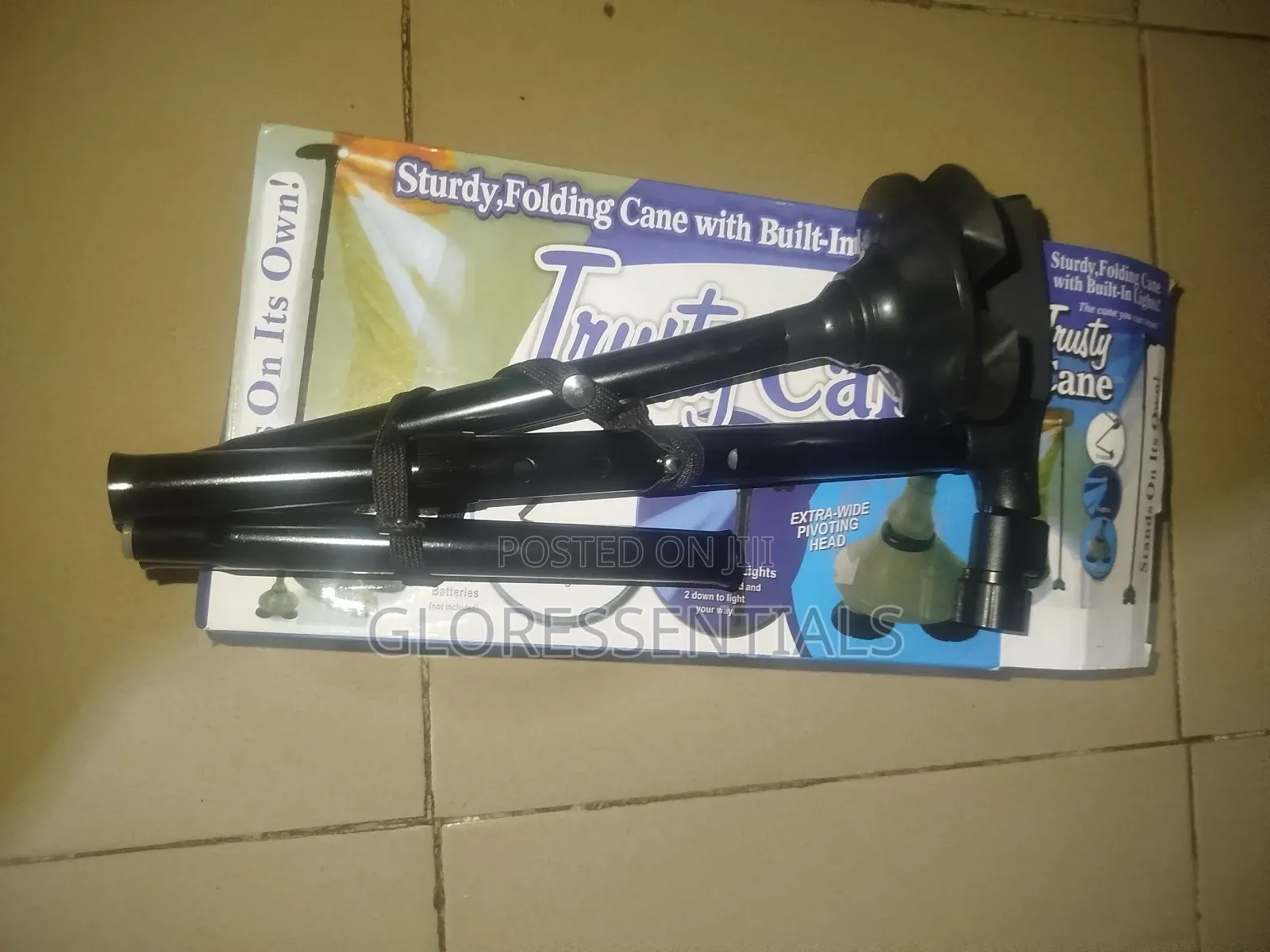 Foldable Walking Stick With Led Light