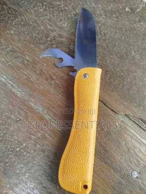 Folding Pocket Knife With Bottle Opener Key Holder