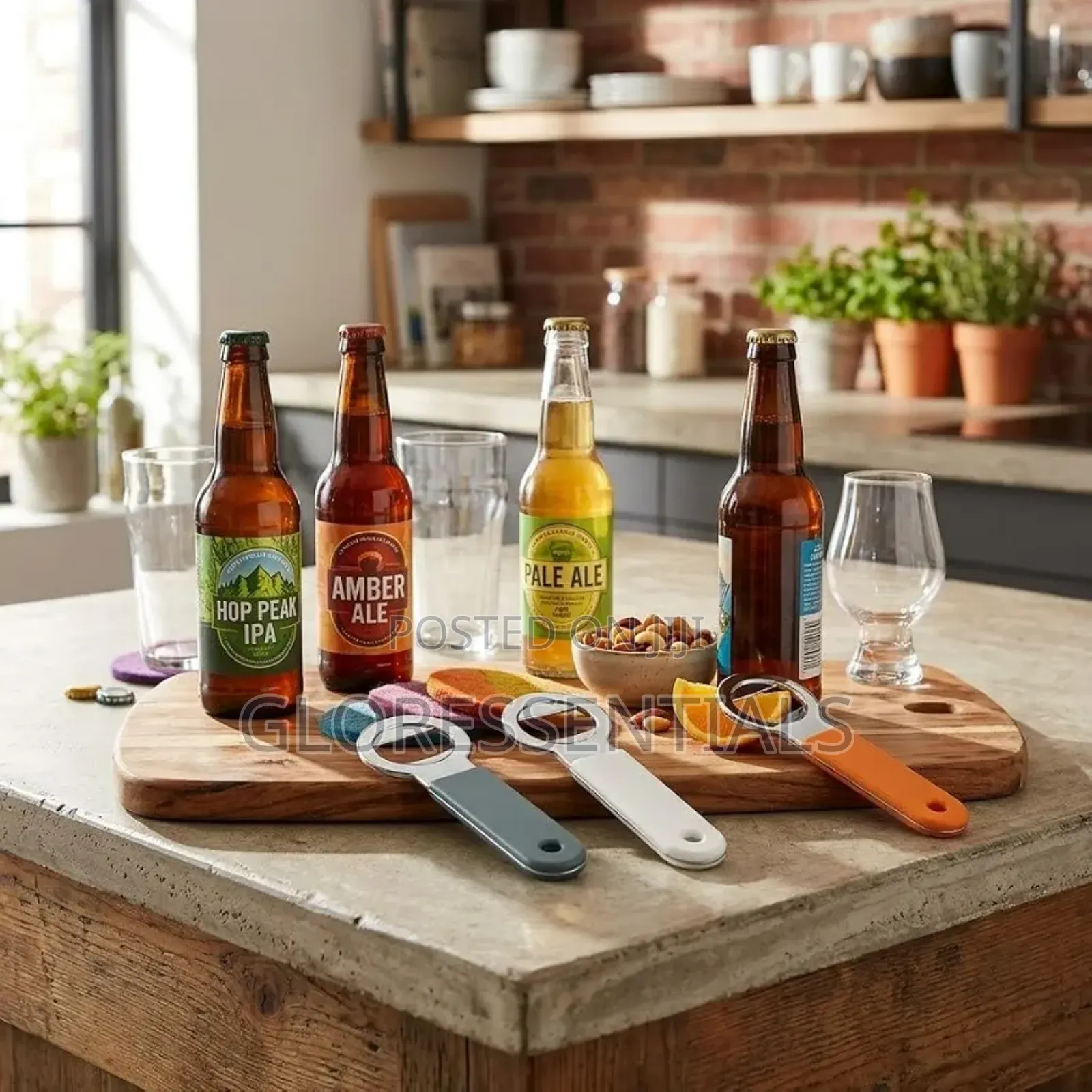 Stainless Steel Manual Bottle Cap With Anti-Slip Grip Opener