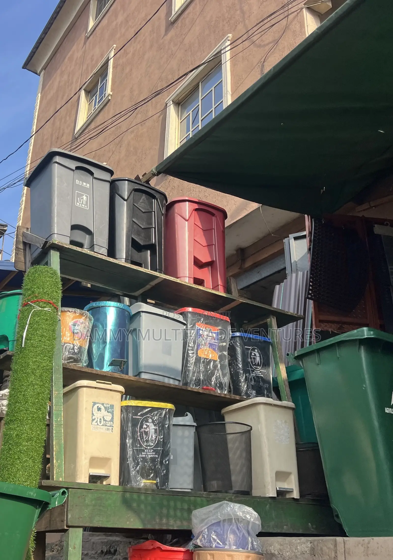 Wheelie Bins in Various Colors