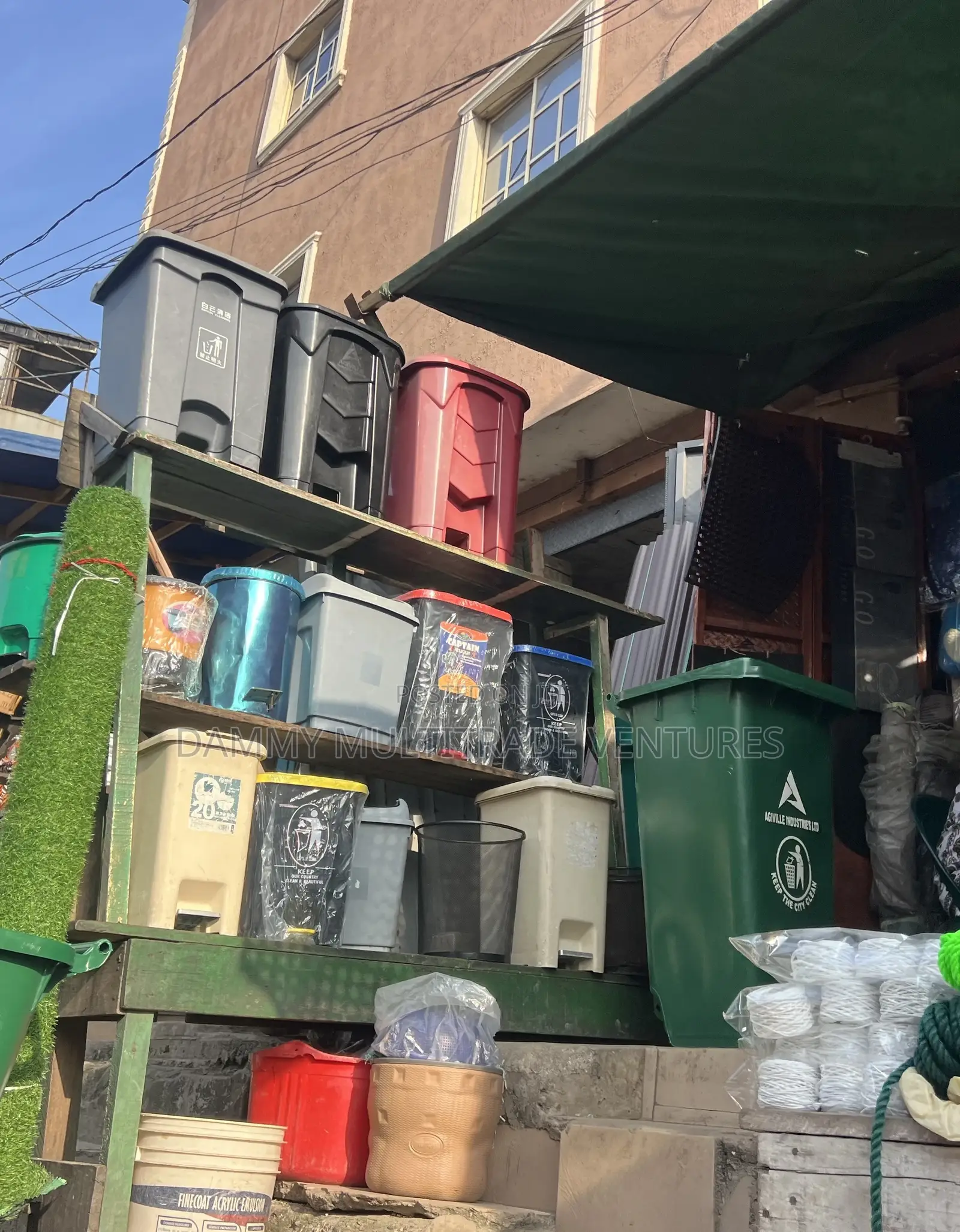Wheelie Bins in Various Colors
