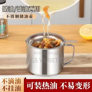 Stainless Steel Oil Filter Bottle
