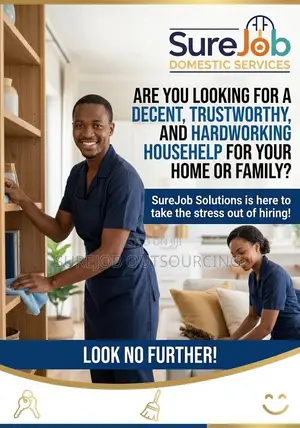Looking for a Decent Domestic Staff? Surejob Is Here for You!