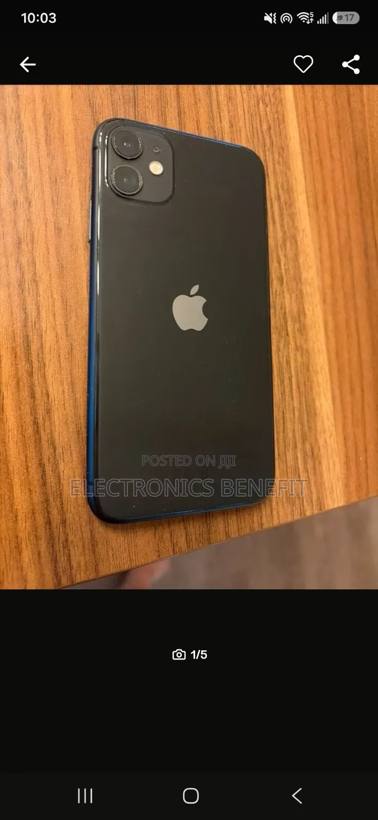 Apple iPhone 11 64 GB Black