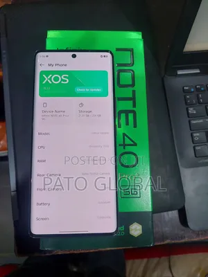 Infinix Note 40 Pro+ 256 GB Graphite