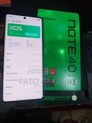 Infinix Note 40 Pro+ 256 GB Graphite