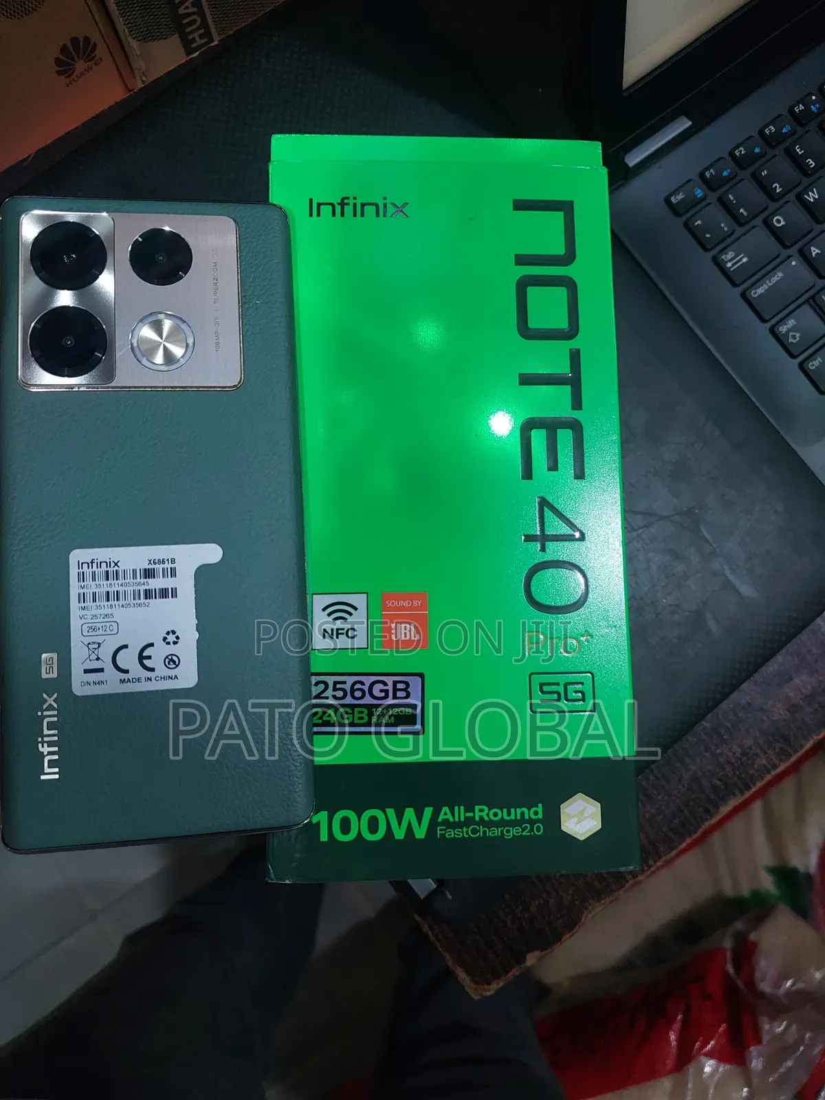 Infinix Note 40 Pro+ 256 GB Graphite