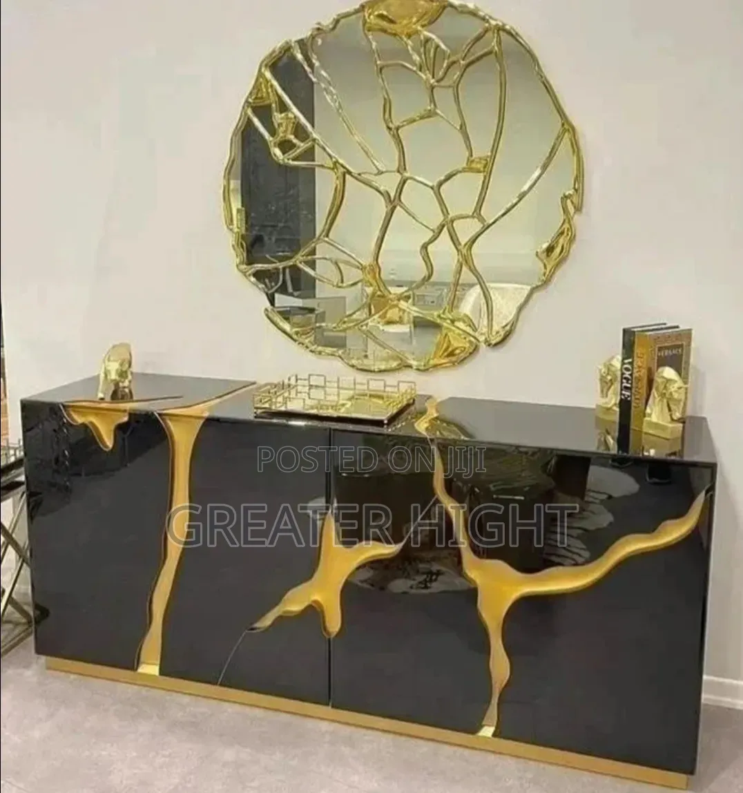 Luxury Mirror Console Table