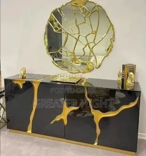 Luxury Mirror Console Table