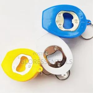 Safety Helmet Keychain With Flashlight and Bottle Opener 12pcs