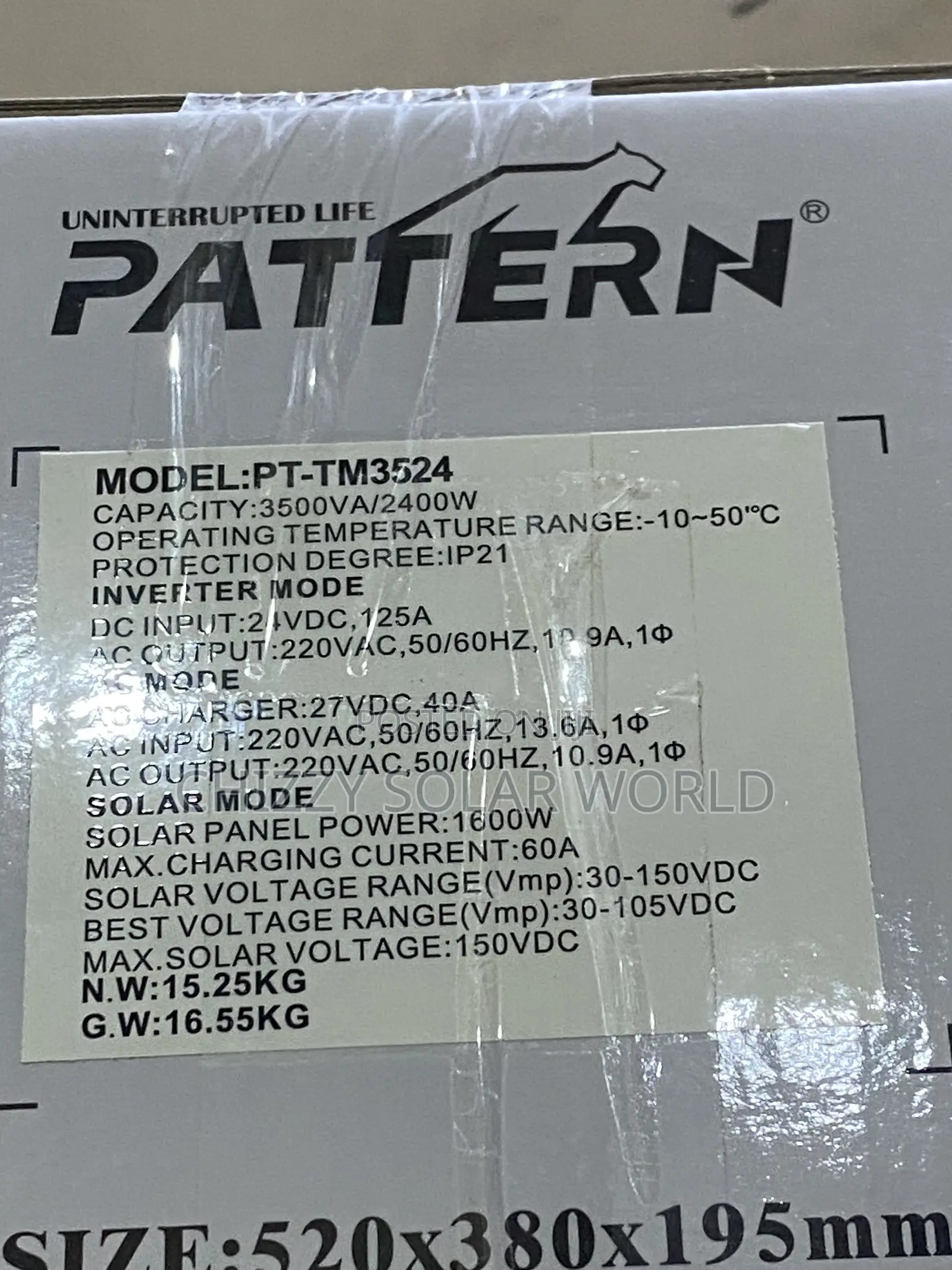 Pattern Inverter