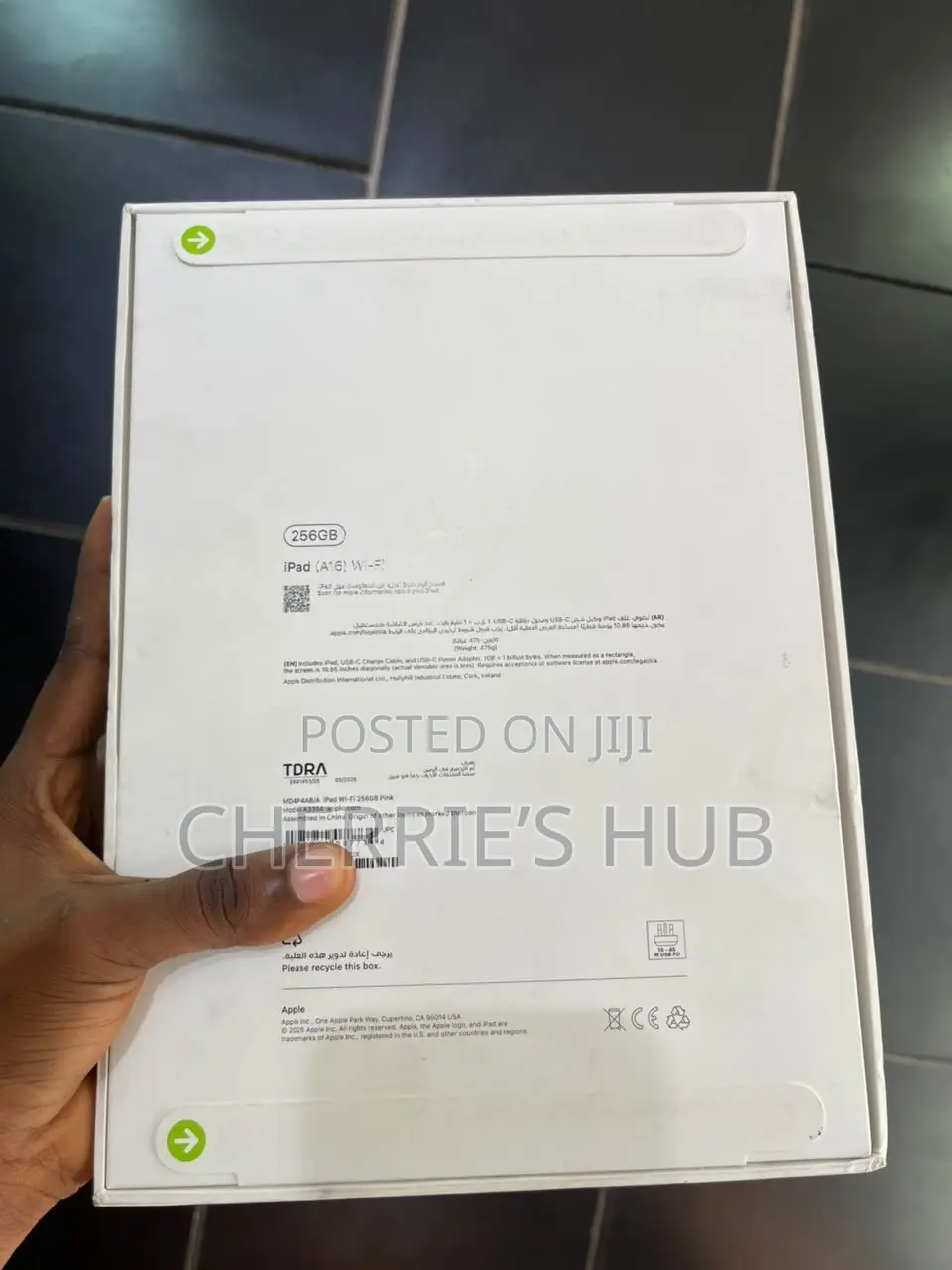New Apple iPad (2025) 256 GB Pink