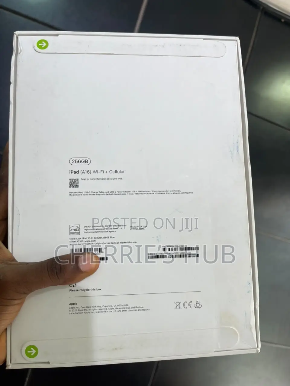 New Apple iPad (2025) 256 GB Blue