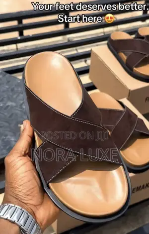 Men’s Luxury Leather Sandals – Stylish Comfortable