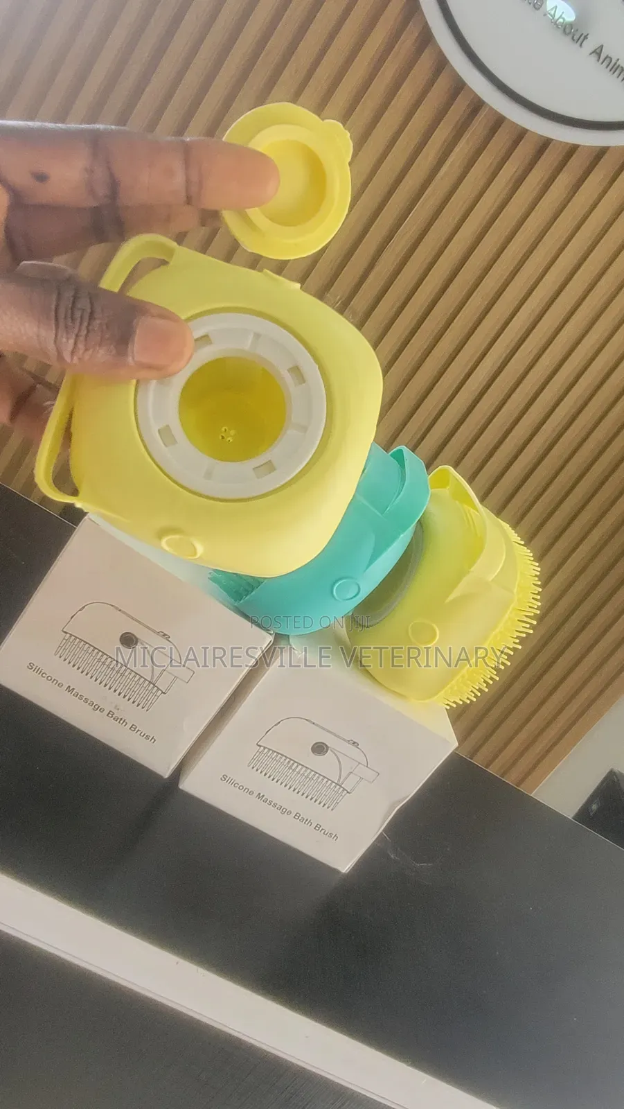 Silicone Pet Brush /Sponge