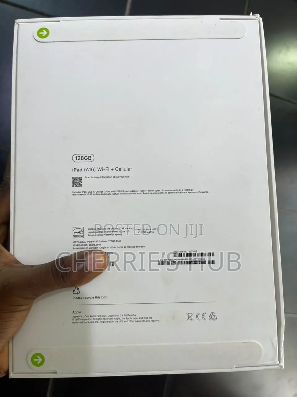 New Apple iPad (2025) 128 GB Blue