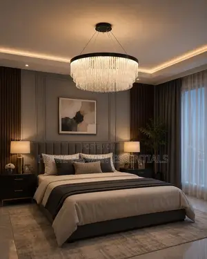 Crystal Ceiling Chandelier Light for Dining Room and Living Room
