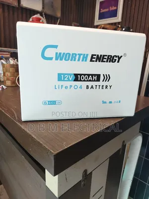 Cworth Solar Lithium Battery 12v 100ah