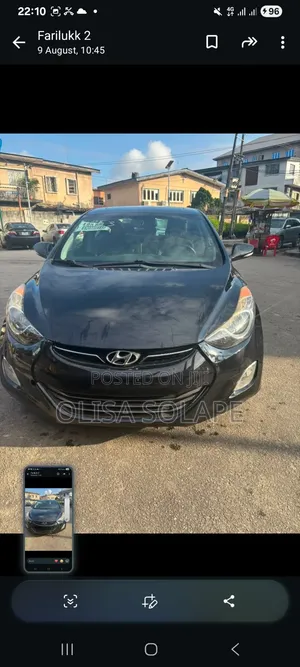 Hyundai Elantra 2013 Black