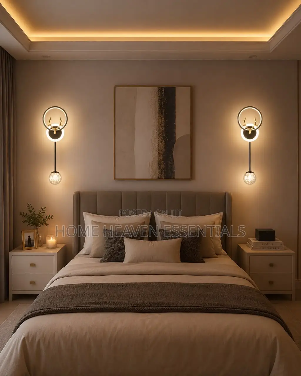 Bedroom Bedside Lamp Light Luxury Style Modern Lamp