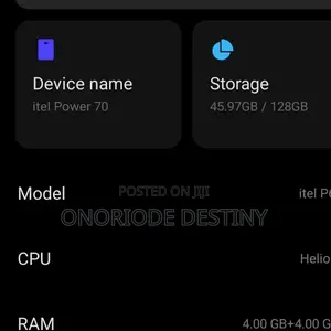 Itel Power 70 128 GB White