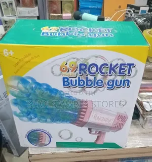 69 Holes Rocket Bubble Gun - Complete Package