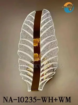 LED Crystal Leaf Wall Lamb