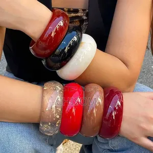 Acrylic Bangles(Available in All Colors)