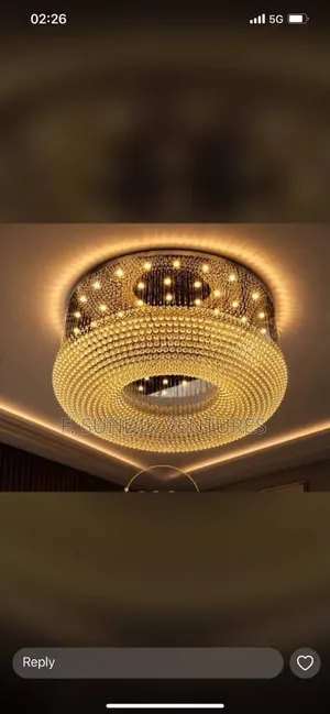 Crystal Drum Chandelier