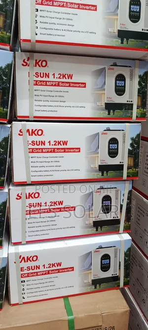 Sako E-Sun 1.2kw 12v Off-Grid MPPT Solar Inverter