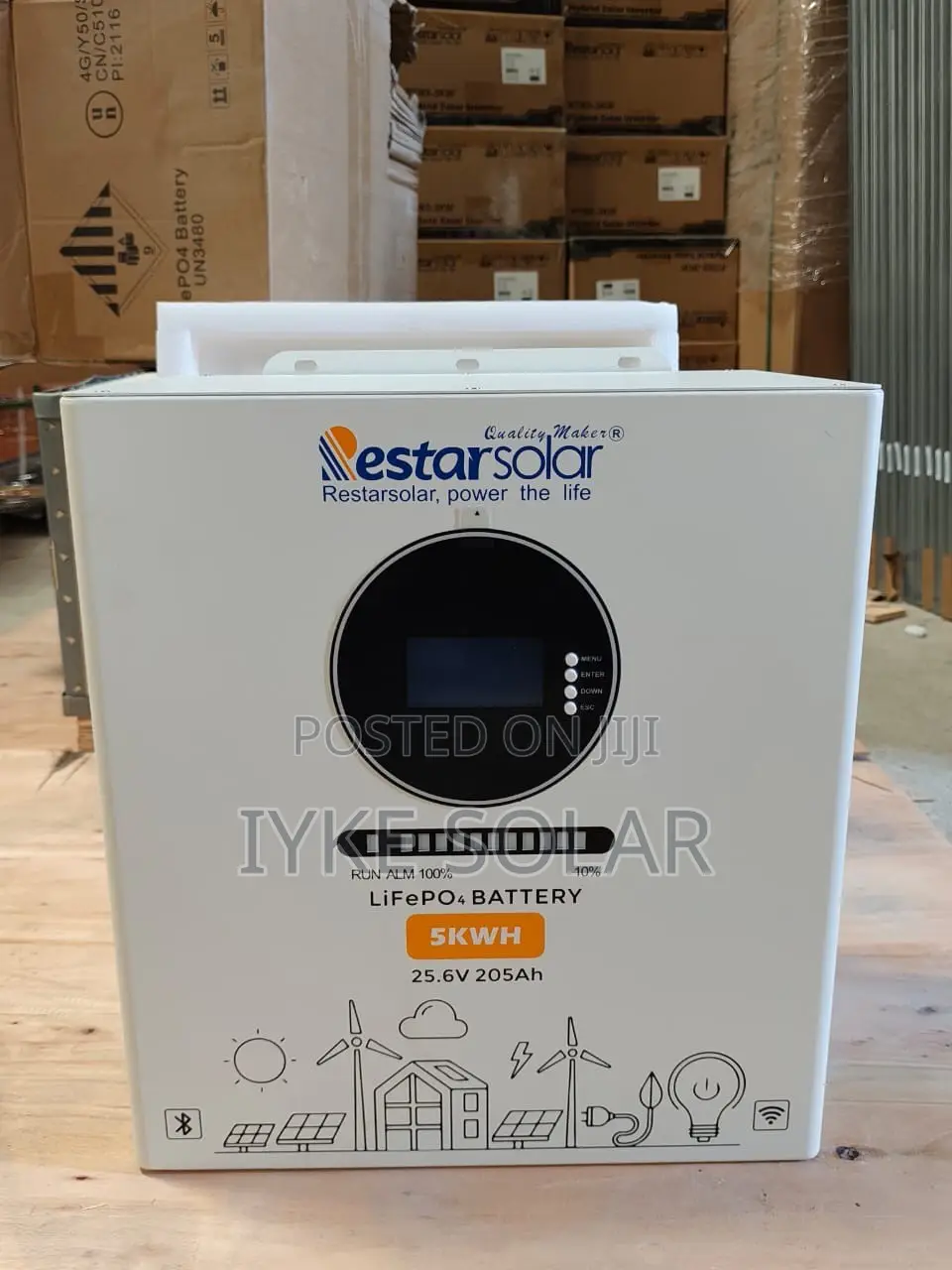 5kwh 24v Restar Lithium Ion Battery