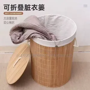 Laundry Bucket Made of Bamboo