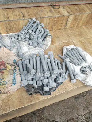 1.1/8 X 180 Stud Bolt and Nut Hot Dip Galvanized