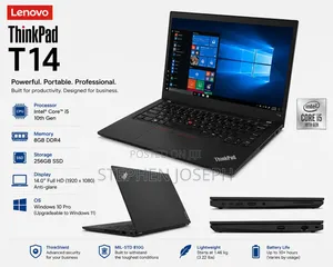 Laptop Lenovo ThinkPad T14 8GB Intel Core i5 SSD 256GB
